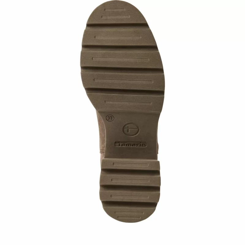 Дамски Боти На Ток TAMARIS – 1-25433-45-341 TAUPE — снимка 6
