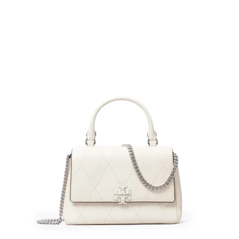 Дамска бяла чанта Mini Charlie TORY BURCH — снимка 1