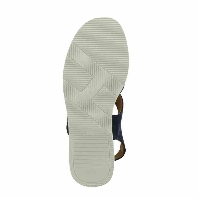 Дамски Сандали На Платформа VERONELLA – 030-159-3374 NAVY SUEDE — снимка 4