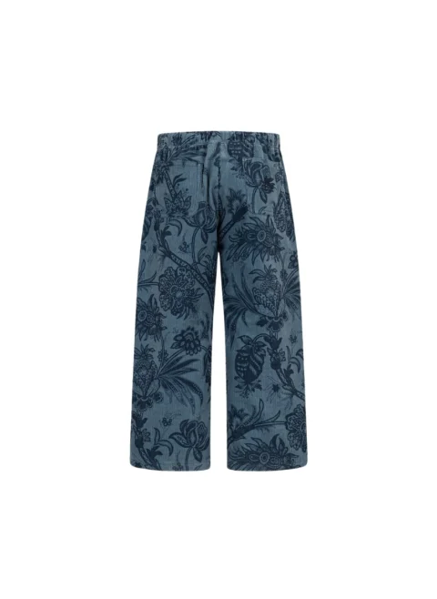 Панталон от рипсено кадифе Etro Kids — снимка 3