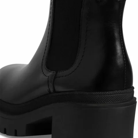 Дамски Боти На Ток TAMARIS – 1-25459-41-003 BLACK LEATHER — снимка 4