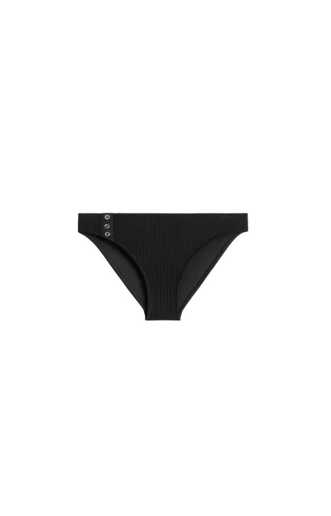 Ribbed Strapless Bikini Bottom