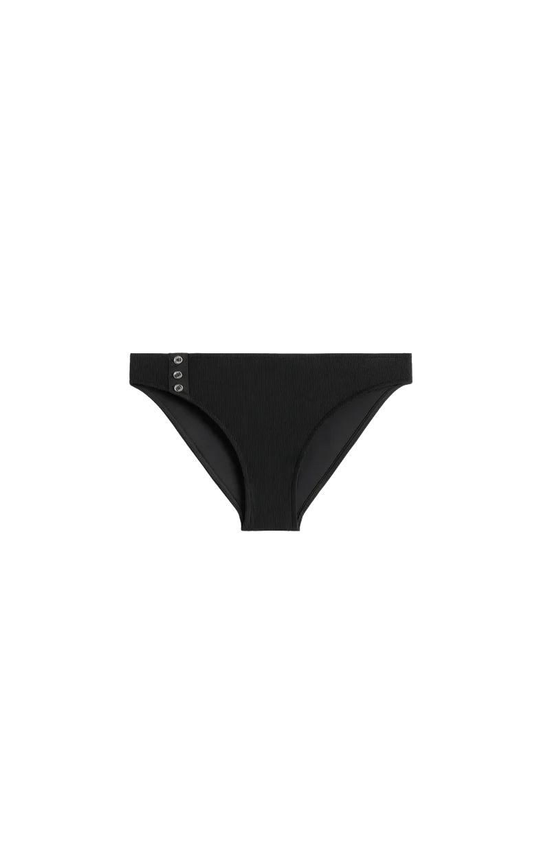 Ribbed Strapless Bikini Bottom