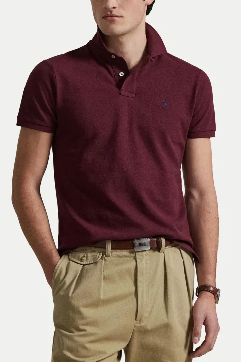 Polo Basic Mesh-Ssl-Knt 710680784293 600 red — снимка 2