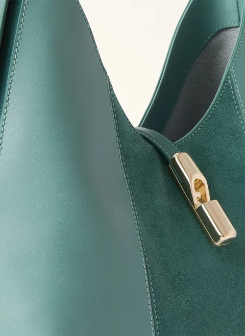 Чанта Furla Goccia Toni Edera Green — снимка 3