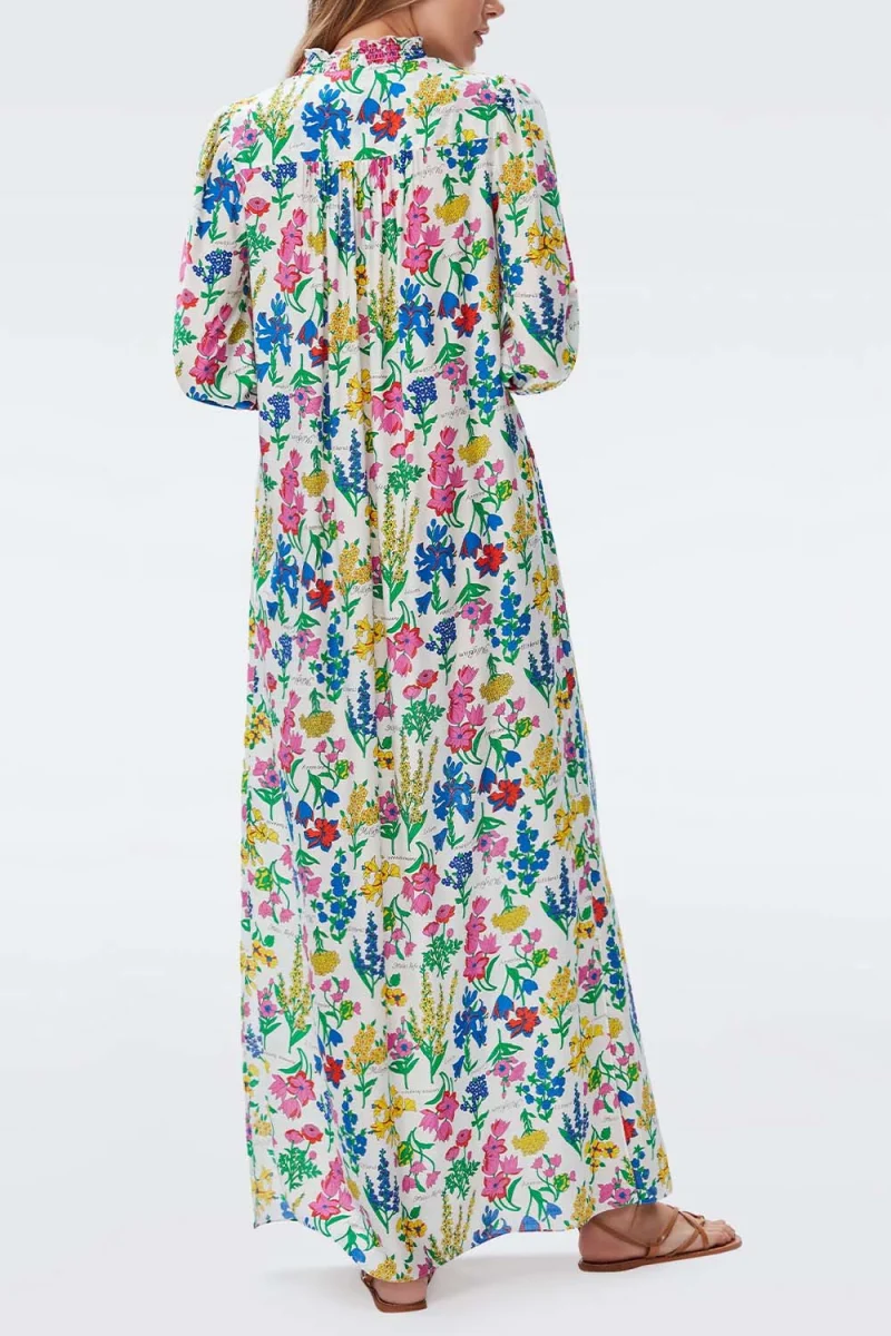 Dress Layla Maxi Dress DVFDL2R015BTNCS C0045 botanicals — снимка 2