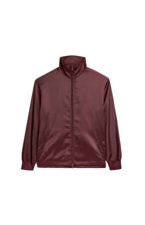 Satin Gradient 3-Stripes Track Top