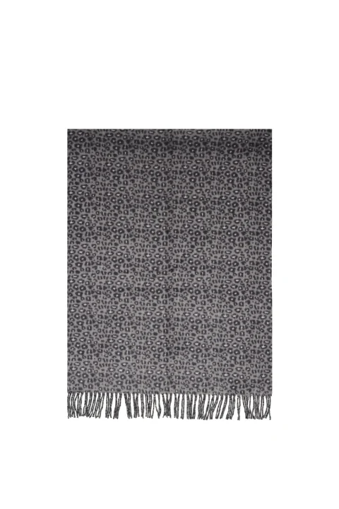 Шал Onljosephine Animal Print 15376280 BS000088 dark grey melange — снимка 2