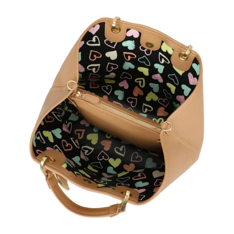 Дамска бежова чанта Beth Jewels Braccialini — снимка 9