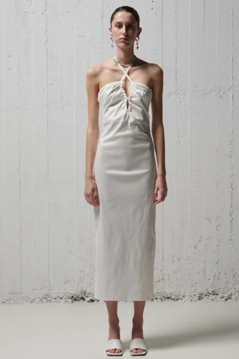 Dress MilkWhite DS22-109 white — снимка 2