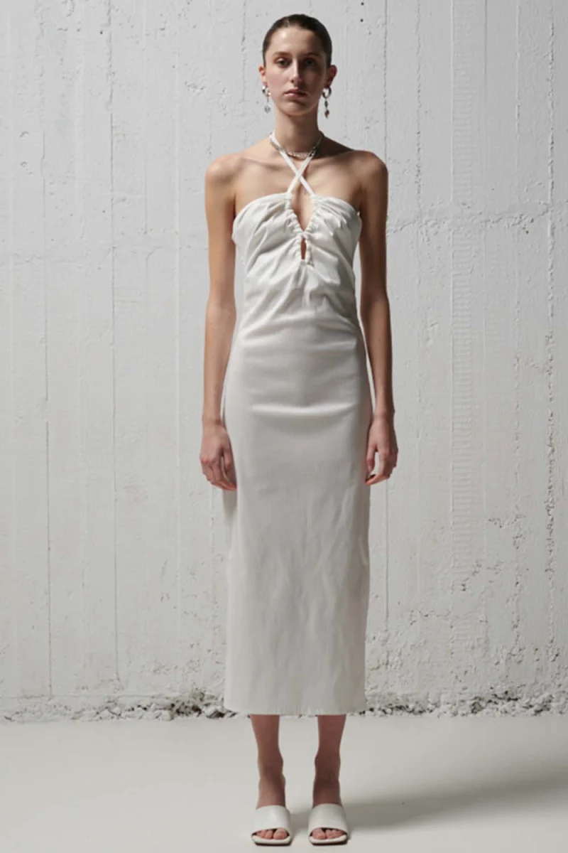 Dress MilkWhite DS22-109 white — снимка 2