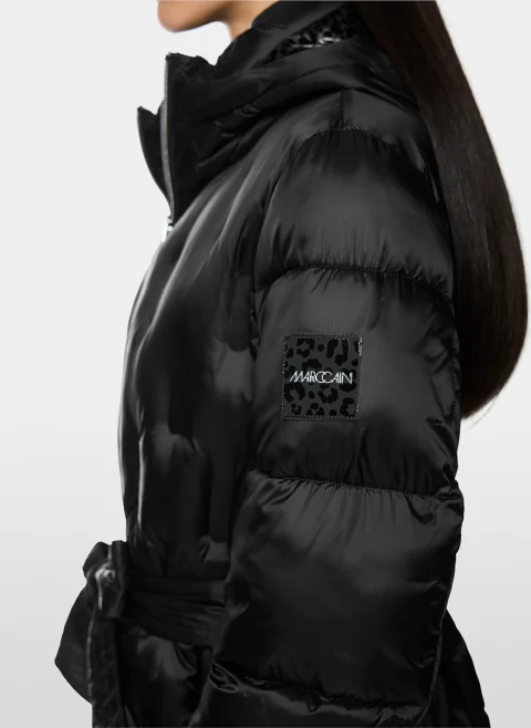 Капитонирано яке с колан Marc Cain Additions — снимка 10