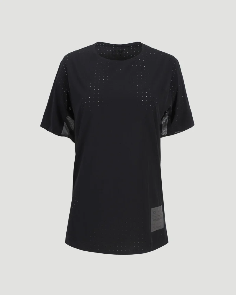 Running Short Sleeve Tee in Black