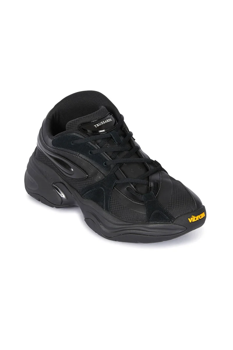 Sneakers 77A004789Y099998 Snk Asymmetrical A004789Y099998 k717 black/black — снимка 2
