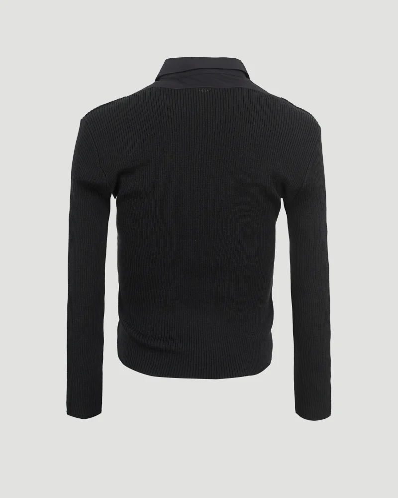 Layered Top in Black — снимка 3