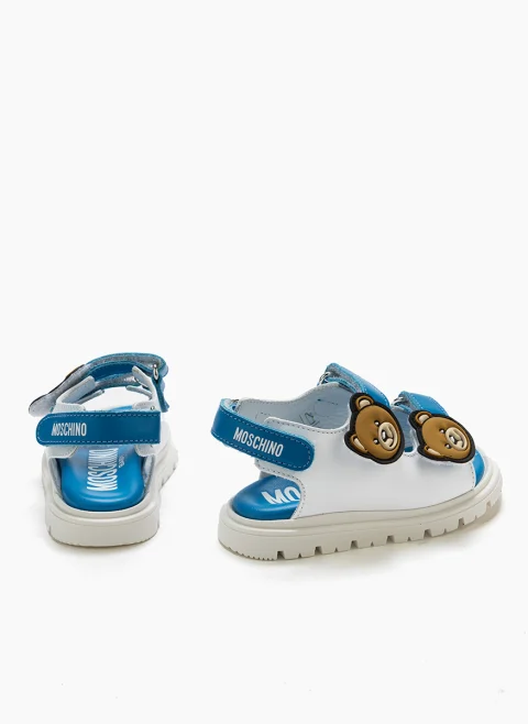 Сандали 'Teddy Patch' Moschino Kids — снимка 3