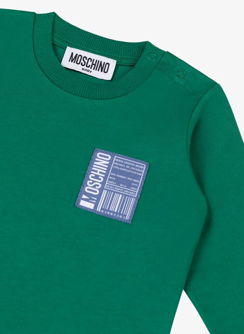 Блуза с лого детайл Moschino Kids — снимка 2