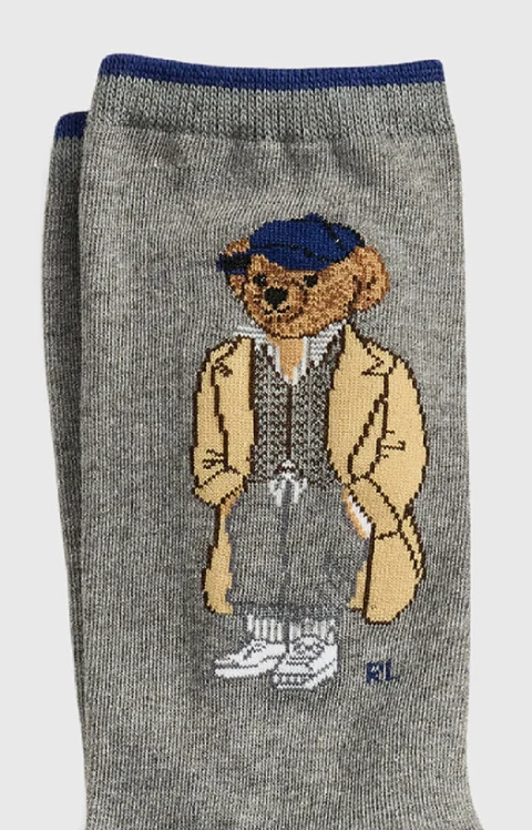 Чорапи от памучен блен Polo Bear — снимка 2