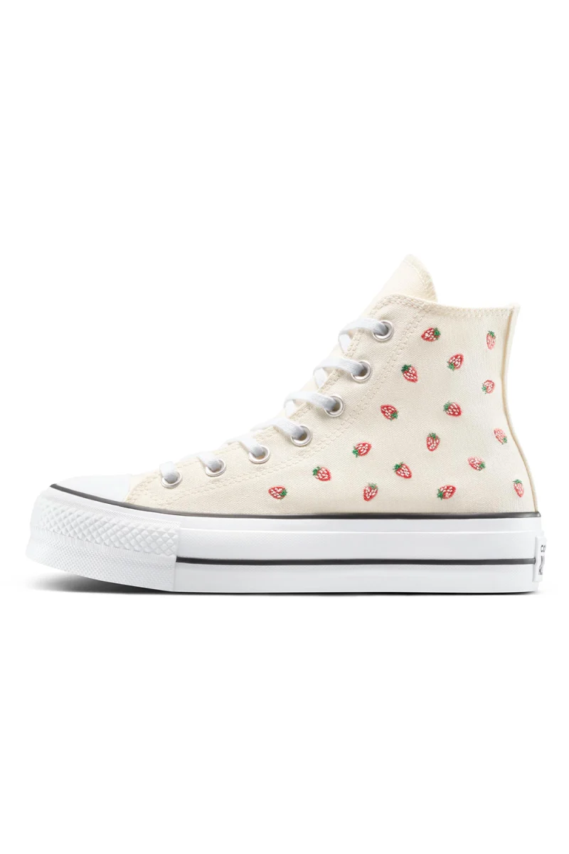 Sneakers Chuck Taylor All Star Lift A14934C 286-egret/soft red/white — снимка 2
