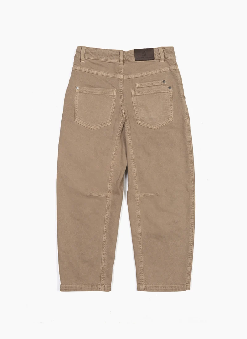 Панталон с монили Brunello Cucinelli Kids 8 — снимка 7