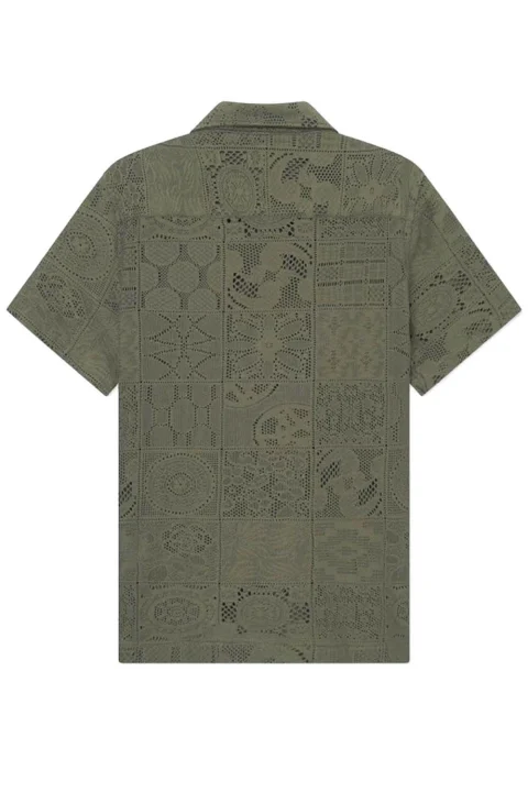 Риза Hector Lace Ss LDM401098 522522-olive night — снимка 2