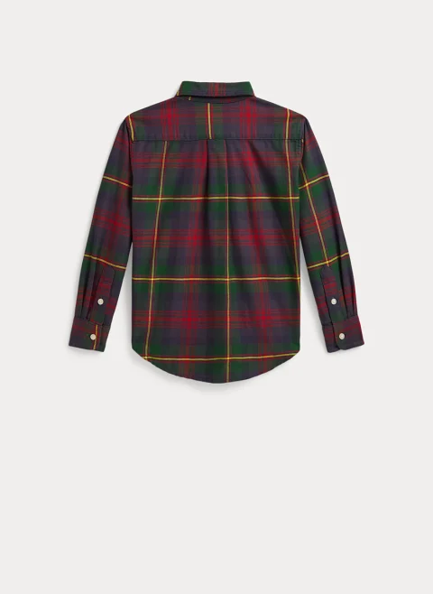 Риза с кариран принт Ralph Lauren Kids 2-7 — снимка 5