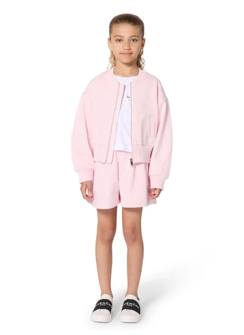 Къс панталон с бродирано лого Givenchy Kids
