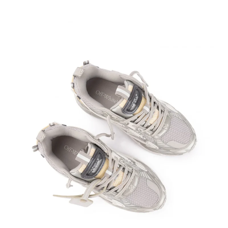 Дамски светло сиви маратонки OFF-WHITE — снимка 7