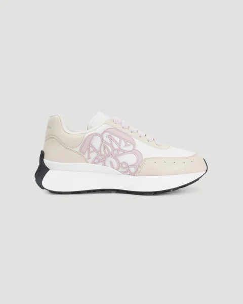 Sprint Runner in White and Porcelain