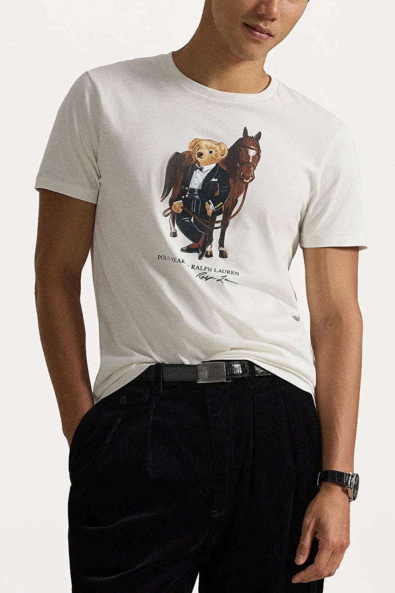 T-Shirt Jersey-Knt 710P08093003 100 white — снимка 2