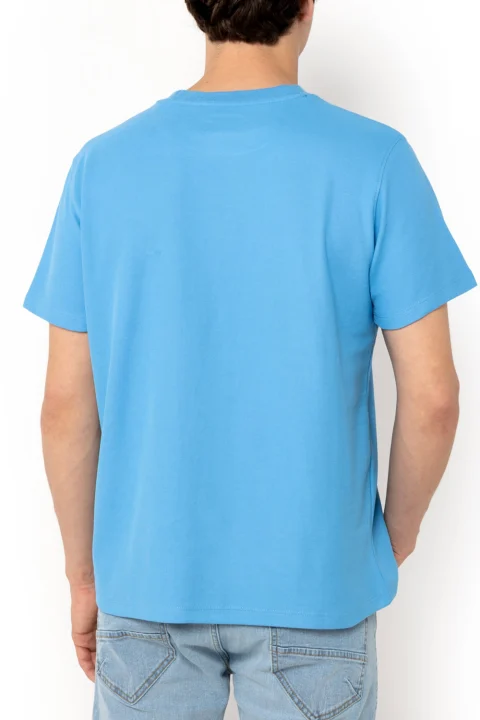 T-Shirt 3NCN1CR0115 467 azure blue — снимка 2