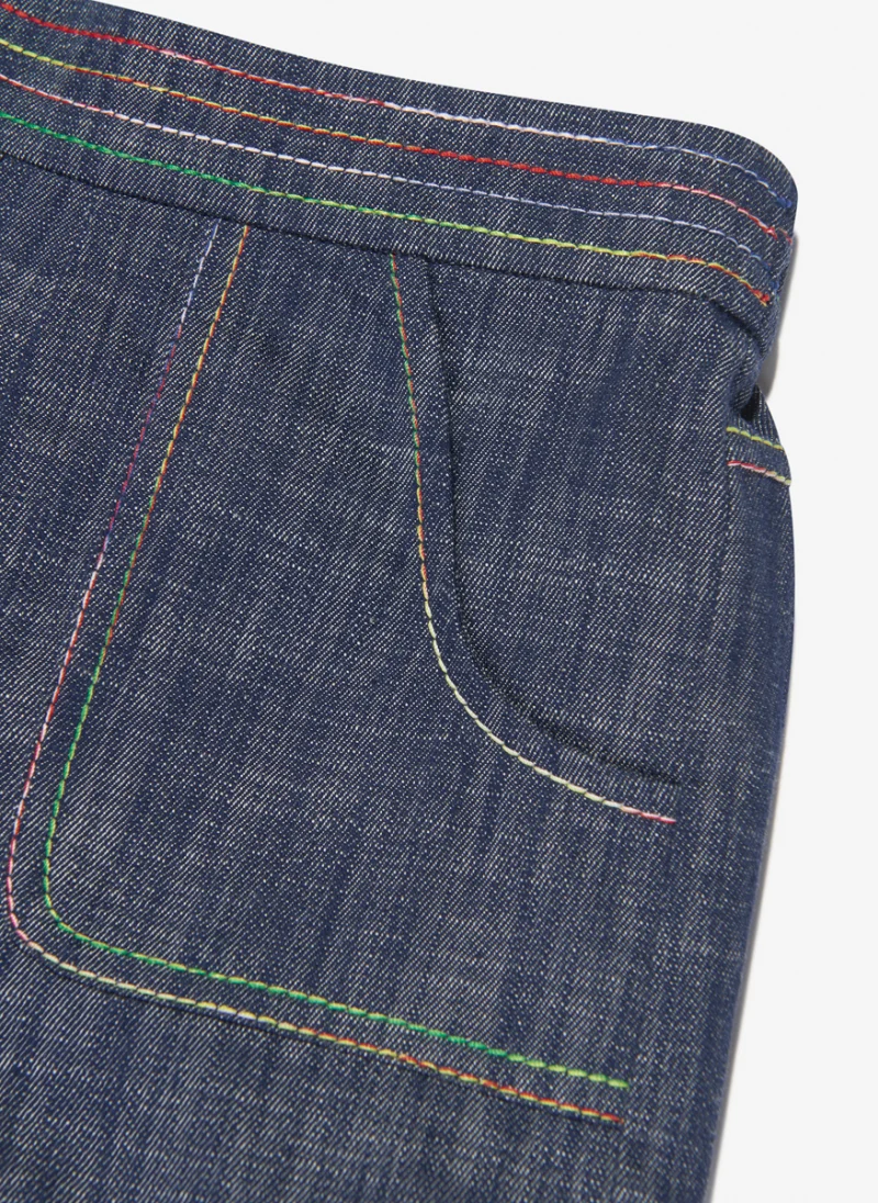 Къс панталон 'Alight Denim' Zimmermann Kids — снимка 3