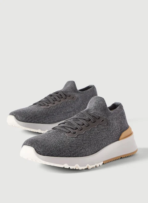 Кецове 'Cotton knit' Brunello Cucinelli — снимка 9
