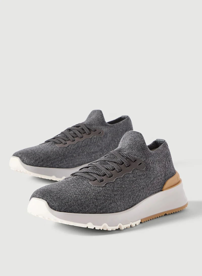 Кецове 'Cotton knit' Brunello Cucinelli — снимка 9