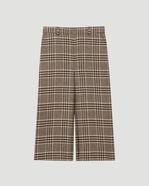 Culottes in Prince of Wale Silk and Cashmere — снимка 2