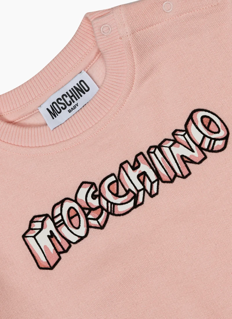Комплект с лого мотив Moschino Kids — снимка 10
