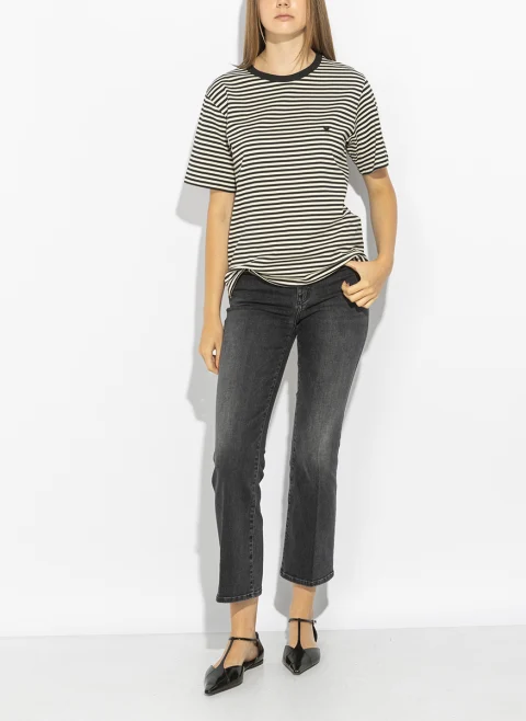 Тишърт с лого бродерия Weekend Max Mara Wkdvenaco — снимка 7