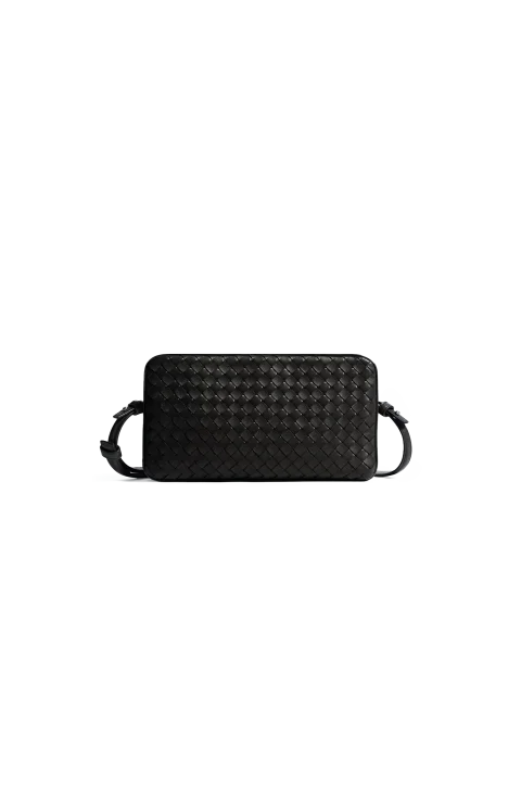 Small Soffietto Bag in Black
