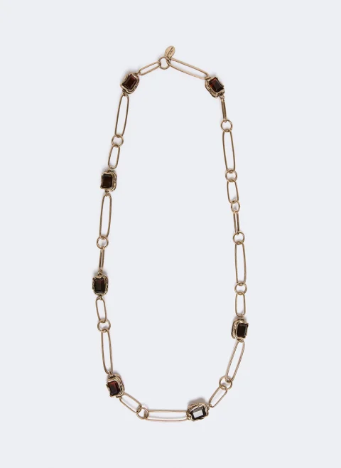 Колие с декоративни кристали Weekend Max Mara Wkaronchi