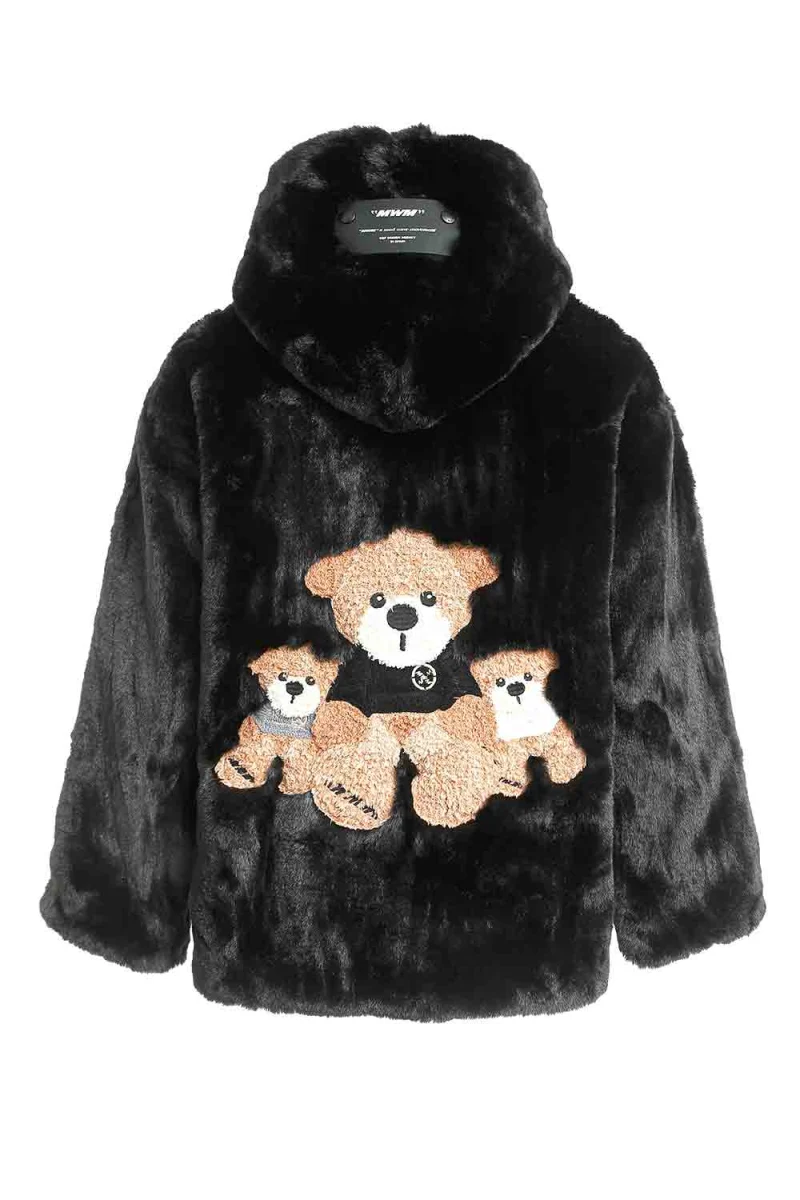 Яке Women Faux Fur Coat MW094070904 pink — снимка 2