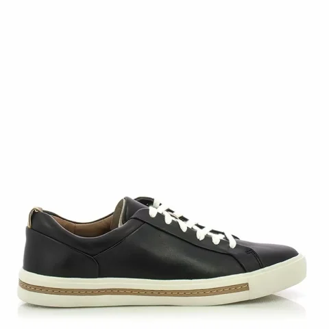 Дамски Сникърс CLARKS – 26141642 UN MAUI LACE BLACK LEATHER_1