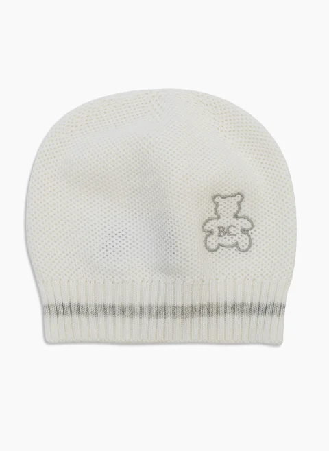 Шапка с бродерия Brunello Cucinelli Kids