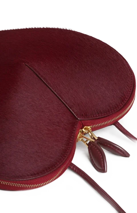 Le Coeur Bi-Material Bag in Haircalf — снимка 4