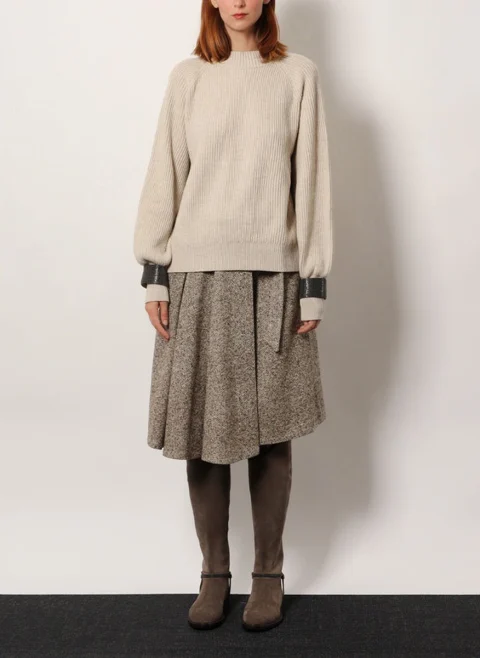 Пуловер от кашмир 'Jewel cuffs' Brunello Cucinelli