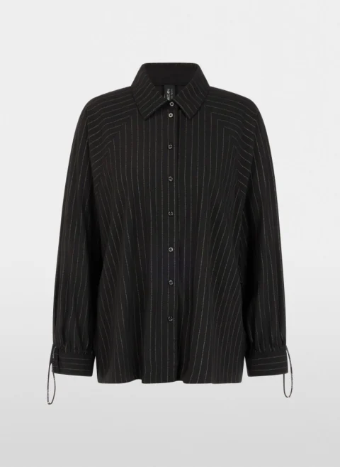Риза с фино райе 'Wide cut' Marc Cain Sports — снимка 6