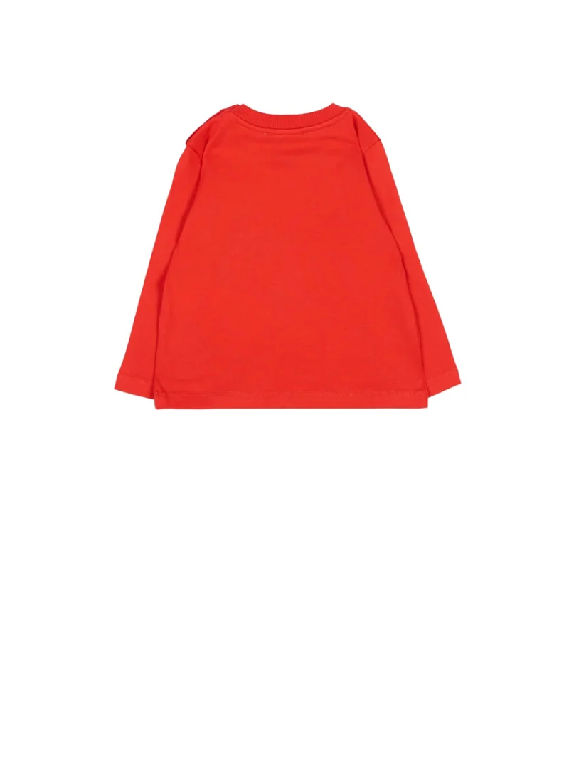 Памучна блуза с принт `Teddy` Moschino Kids — снимка 3