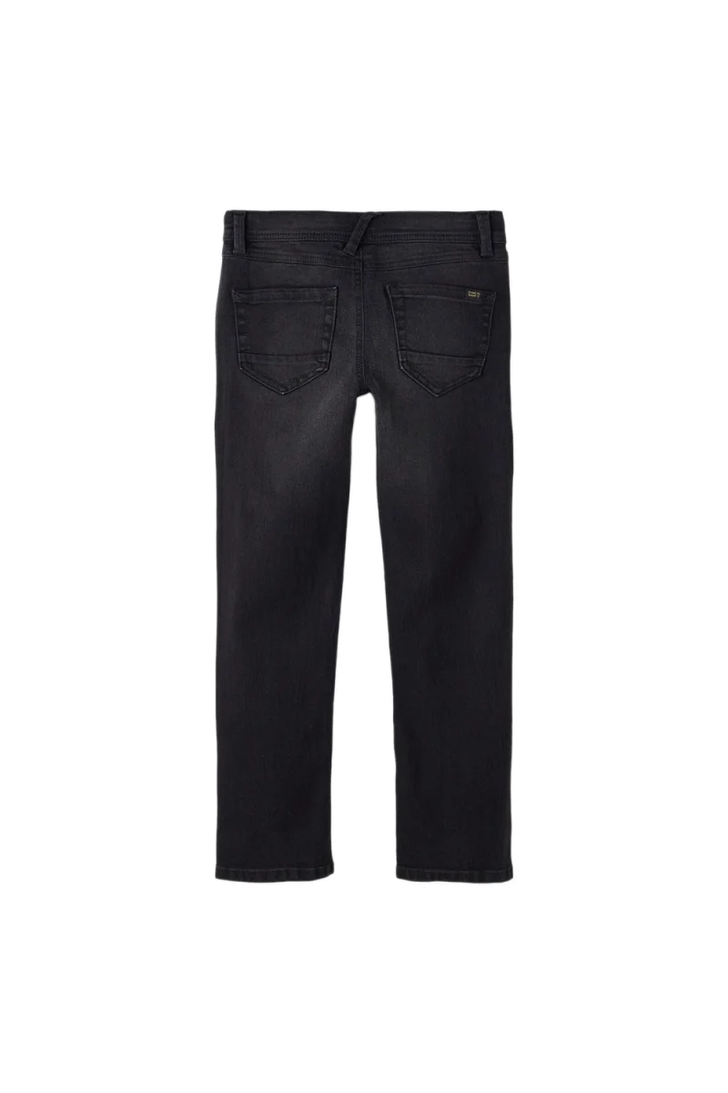 Детски Jeans Nkmryan Dnmthri Pant Camp 13206162 BS000031 Black Denim — снимка 2