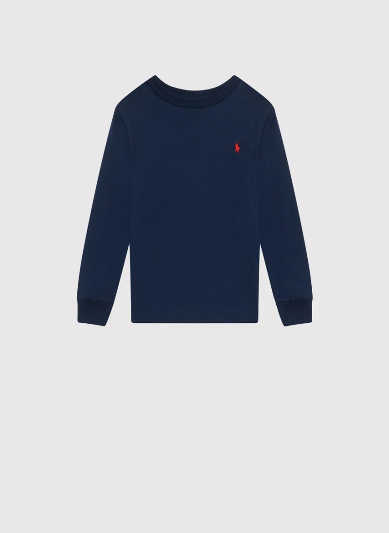 Пуловер с лого бродерия Ralph Lauren Kids 2-7