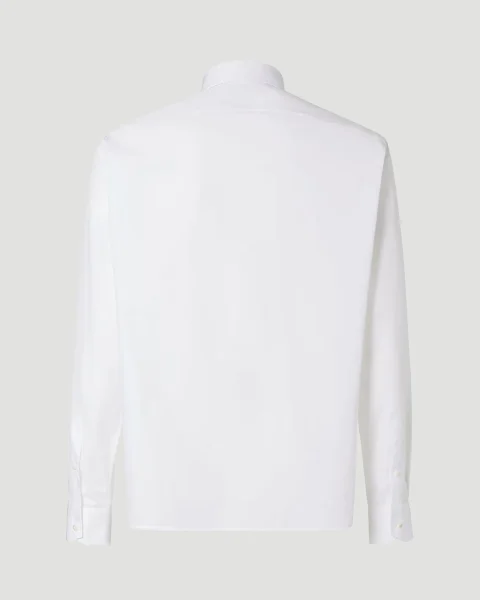 Cotton Shirt in White — снимка 2