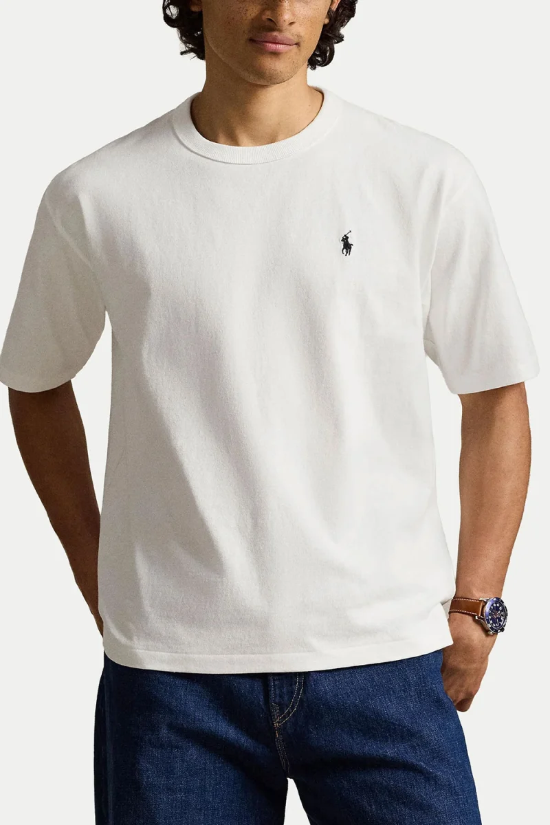 T-Shirt 10/1 Jersey-Knt 710A12979007 100 white — снимка 2
